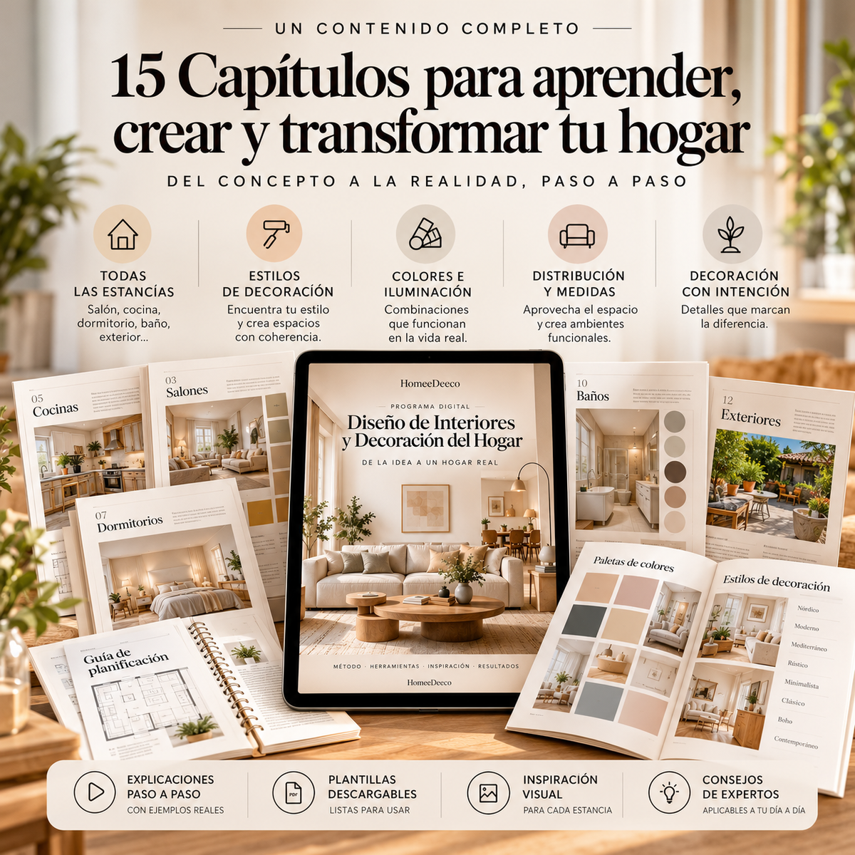 Programa Digital de Diseño de Interiores y Decoración del Hogar