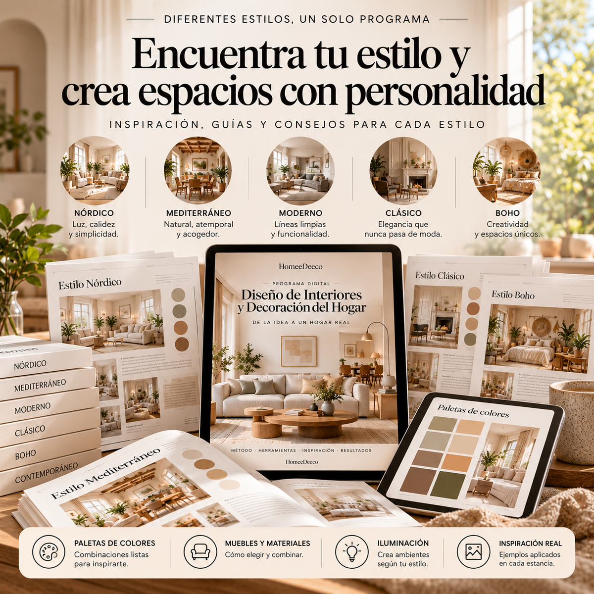 Programa Digital de Diseño de Interiores y Decoración del Hogar
