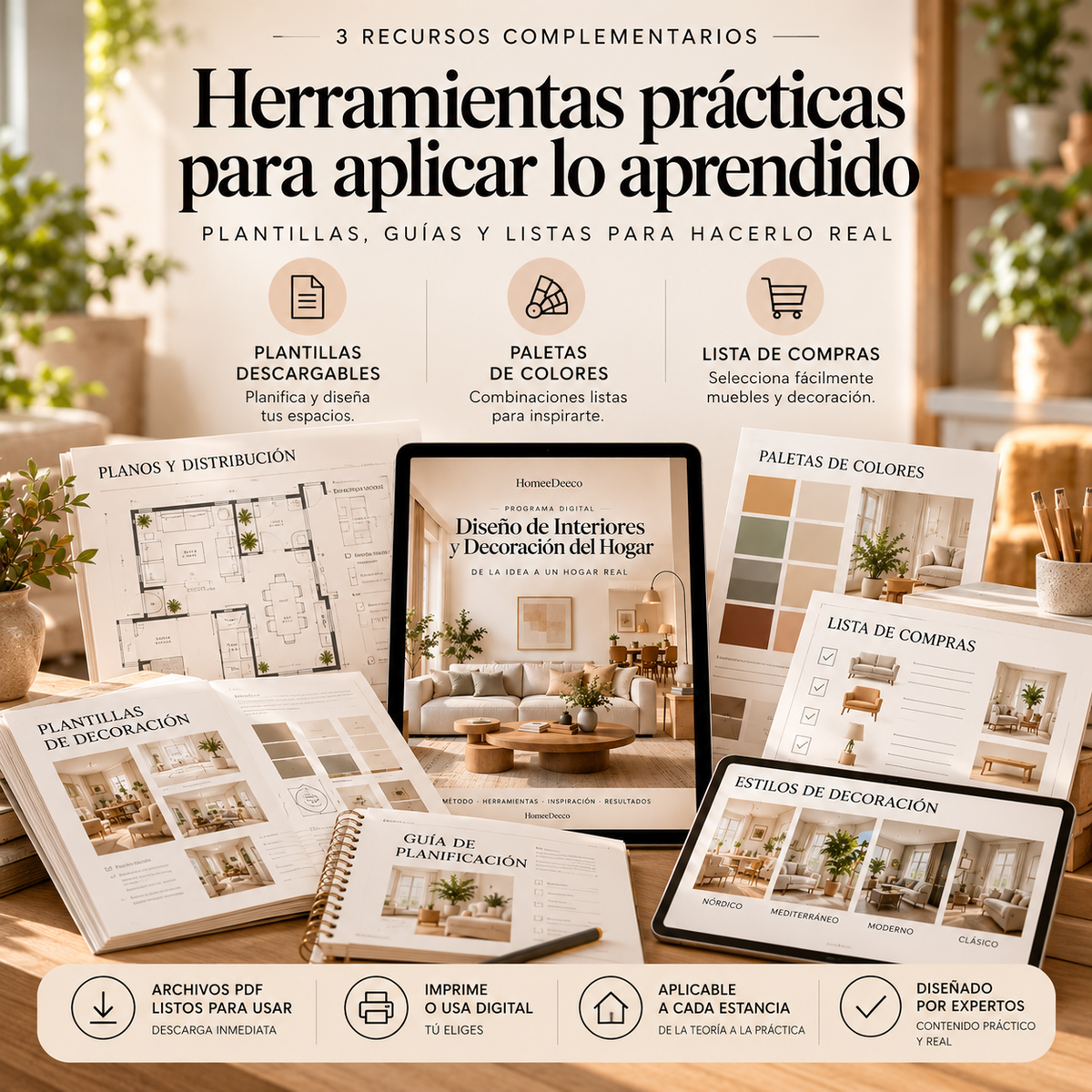 Programa Digital de Diseño de Interiores y Decoración del Hogar