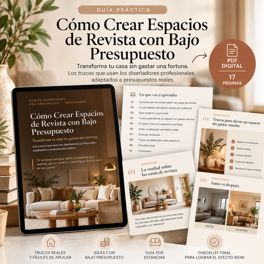 Cómo Crear Espacios de Revista con Bajo Presupuesto