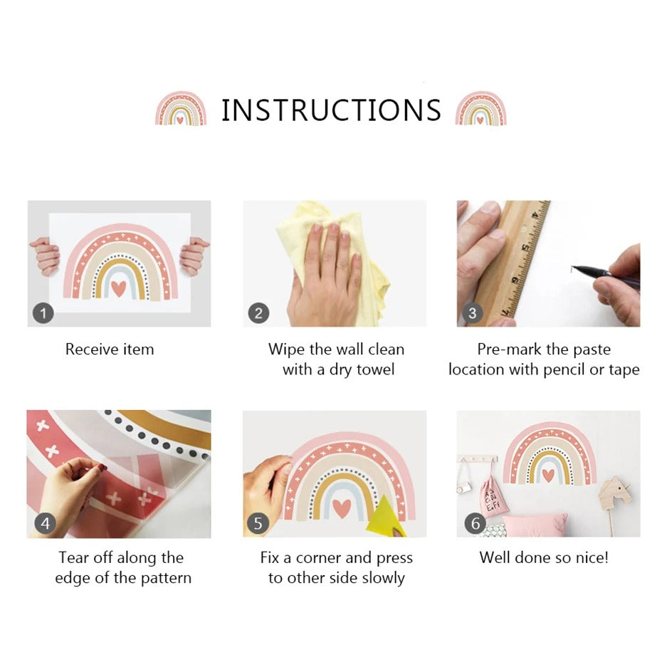 WATERCOLOR WALL STICKERS FOR KIDS ROOM