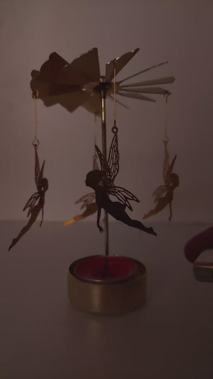 PORTAVELAS GIRATORIO  MAGIA EN MOVIMIENTO