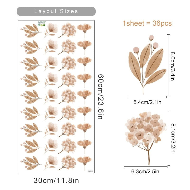 WATERCOLOR WALL STICKERS FOR KIDS ROOM